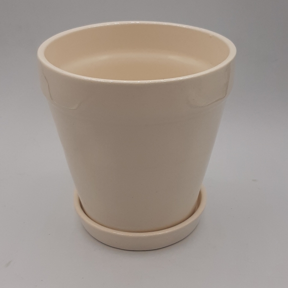 Rae Dunn Cream Planter Wish 4 1/4" Round Artisan Collection by Magenta #150 - Picture 2 of 6